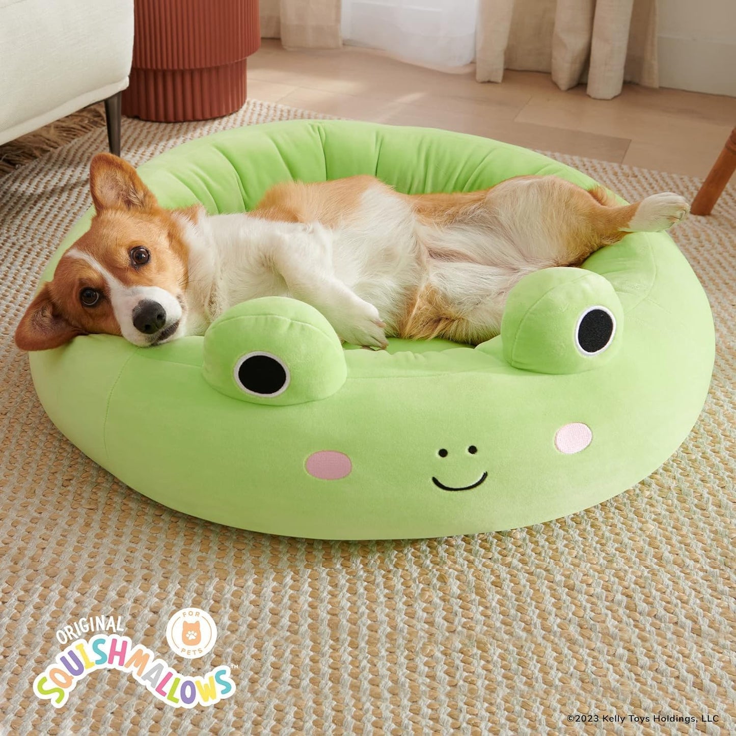 20-Inch Wendy Frog Pet Bed - Small Ultrasoft Official Plush Pet Bed