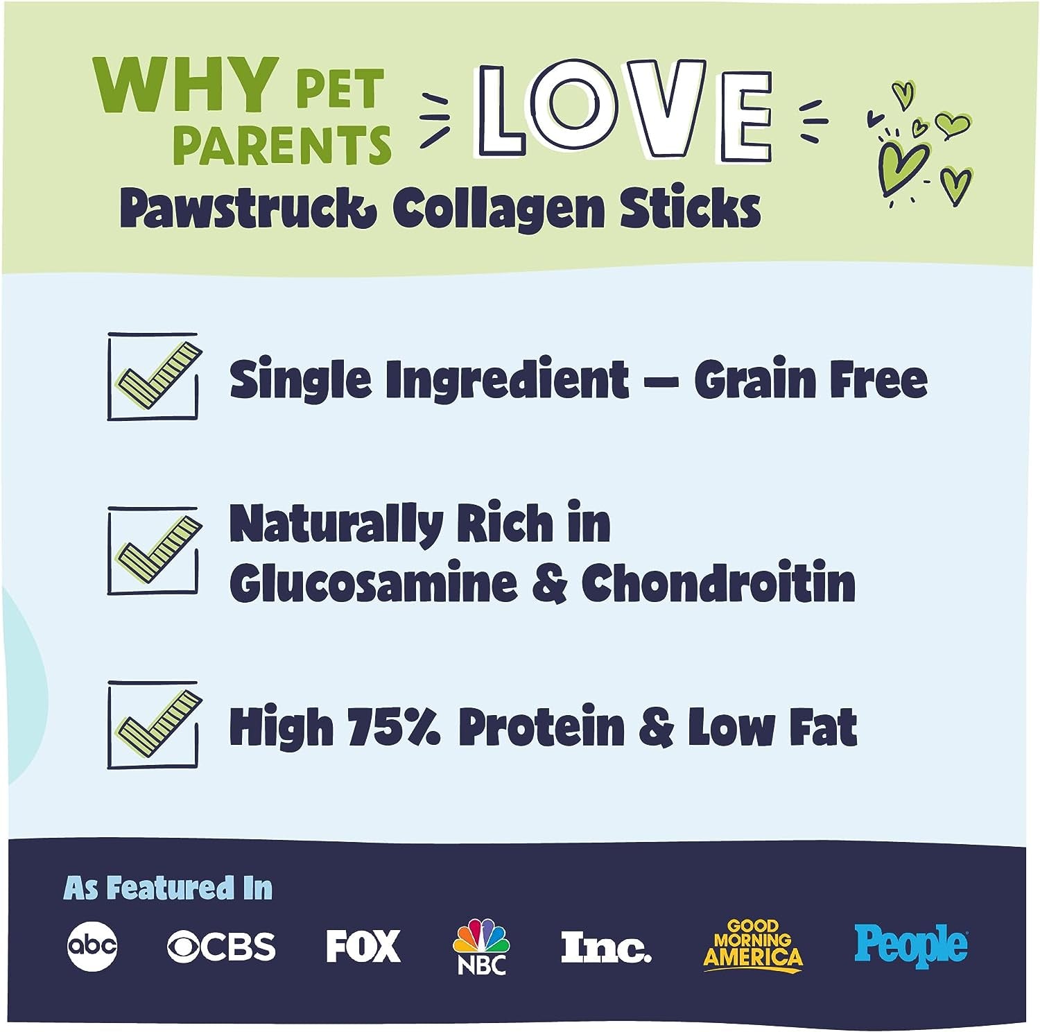 Natural Large 12" Beef Collagen Sticks for Dogs - Healthy Long Lasting Alternative to Traditional Rawhide - High Protein Treats W/Chondroitin & Glucosamine - 5 Count - Packaging May Vary