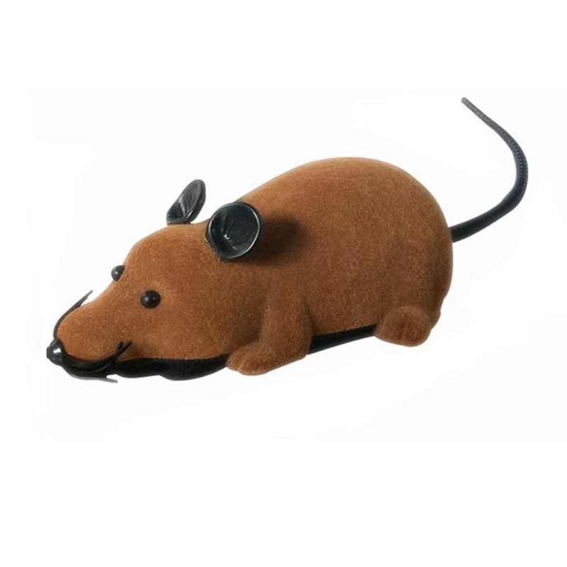Mouse Cat Toy Wireless Remote Control Pet Toys Interactive Plush Mouse RC Electronic Rat Mice Toy for Kitten Cat