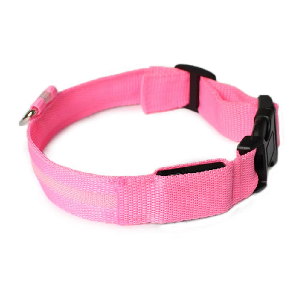Led Usb Dog Collar Pet Dog Night Luminous Charge Collar Led Night Safety Flashing Glow Dog Loss Prevention Collar Pet Accessorie